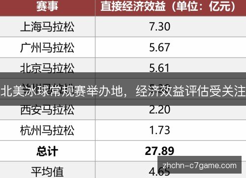 北美冰球常规赛举办地,经济效益评估受关注 北美冰球常规赛举办地,经济效益评估受关注